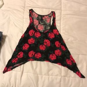 Rose tank top